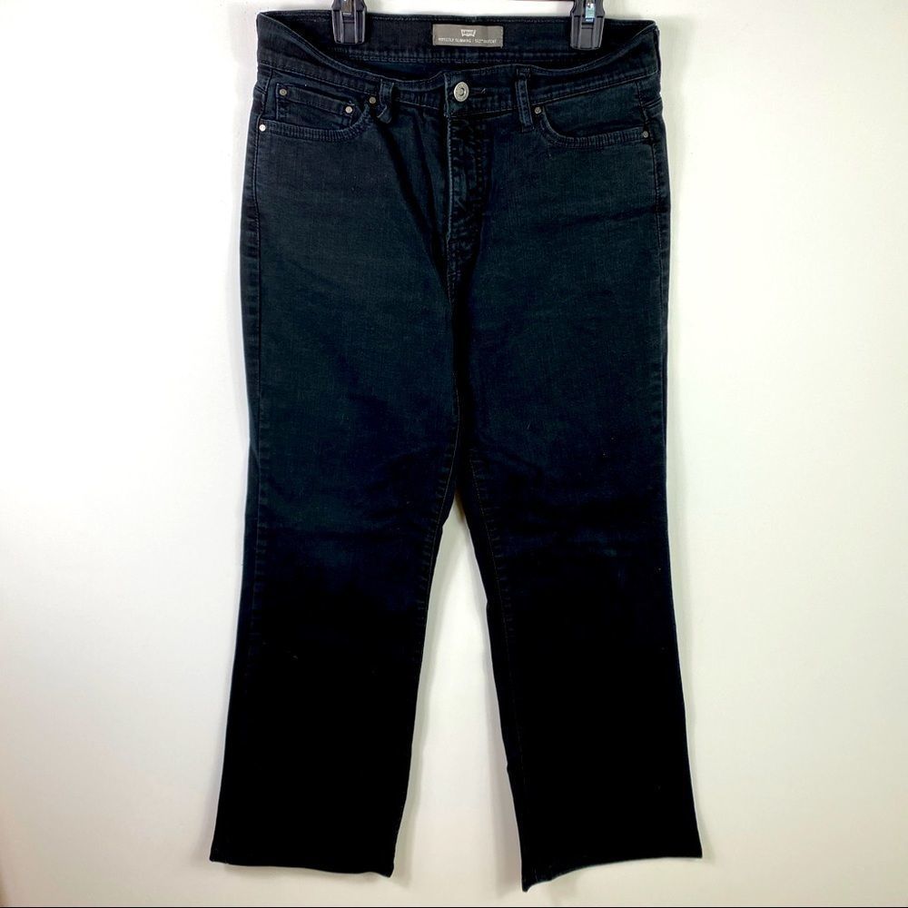 Levi’s Perfectly Slimming Bootcut Black Jeans, 10